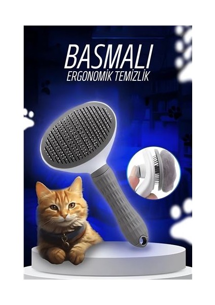 Cuervo Otomatik Temizlenen Kedi Köpek Tarağı