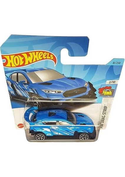 Wheels - Ford Mustang Mach-E 1400 - Hw Drag Strip 2/10 - HKK02 - Short Card - Mavi - Mattel 2023