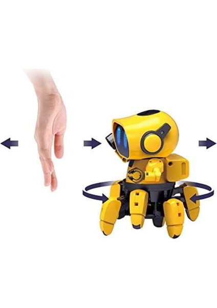 Construct Create Tobbie Kendini Yönlendiren Yapay Zeka Robotu, 114 Parçalı Dıy Stem Kit