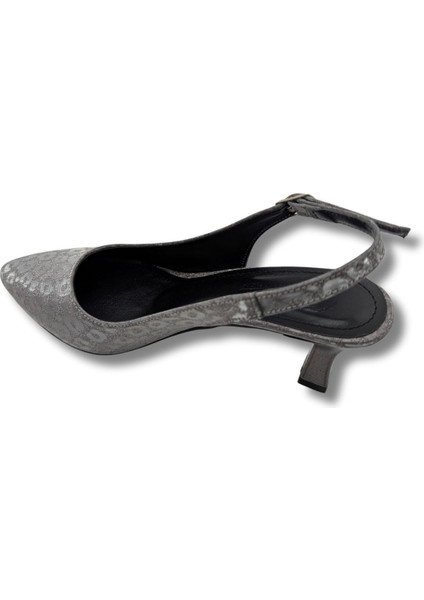 Titania | Abiye Arkası Açık Stiletto - Titania - Platin - 36 indirimleri