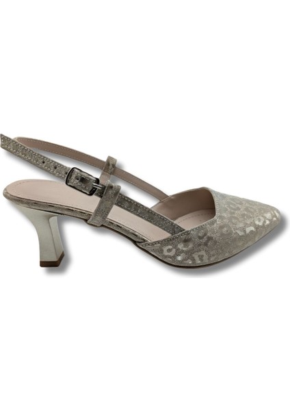 Titania | Abiye Arkası Açık Stiletto - Titania - Altın - 40