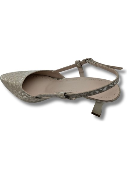 Titania | Abiye Arkası Açık Stiletto - Titania - Altın - 40
