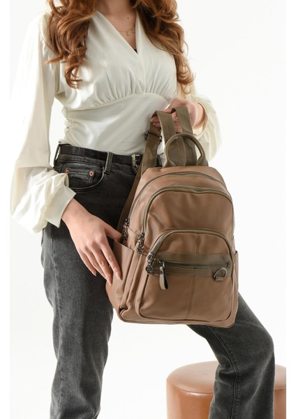 Miloya Kadın Saten Sırt Çantası