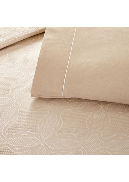 Jakar Soleya Tek Kişilik Pike Takımı Bej fiyatları