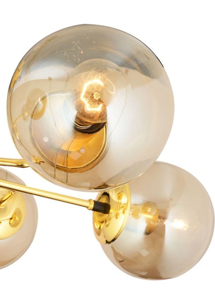 Tanyer 6lı Gold Modern Sarkıt Yatak Odası Salon Avize fırsatları