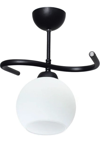 Fuji Salon - Mutfak - Yatak Odası - Hol - Siyah Renk Beyaz Camlı Tekliavize