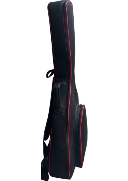 Kingbag-07 Soft Case Elektro Gitar Çantası-Kılıfı-Kalın-Kırmızı-Fitil-Keten-Su GEÇİRMEZ-GTRSİYAH007