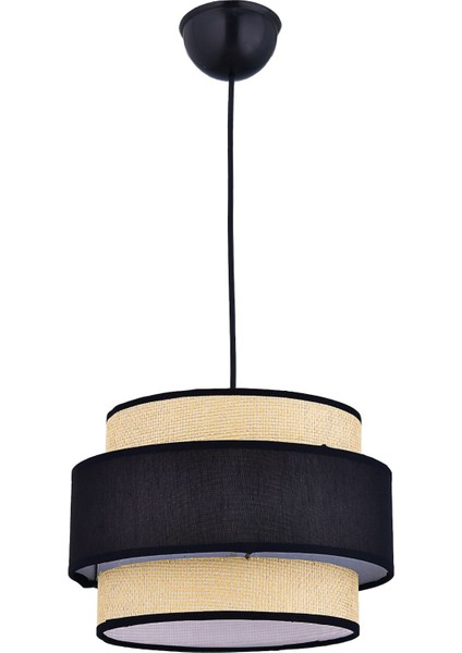 Doğal Hazeran Rattan 3 Katlı Pasta Sarkıt Avize Çocuk Odası Yatak Odası Salon Mutfak Hol RATTAN01,