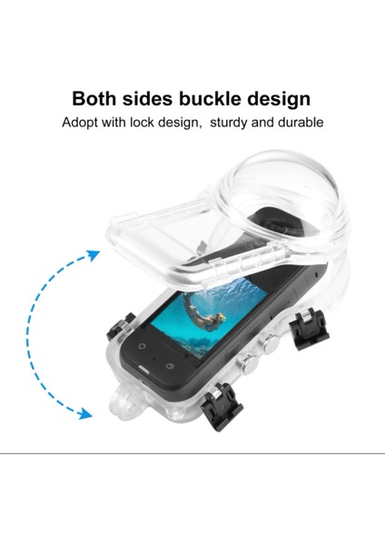 INSTA360 X4 Puluz 50M Waterproof Sealed Diving Case