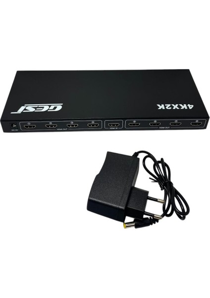 4K2K 1x8 HDMI Splitter Full Hd 1080P 3D Uyumlu indirimleri