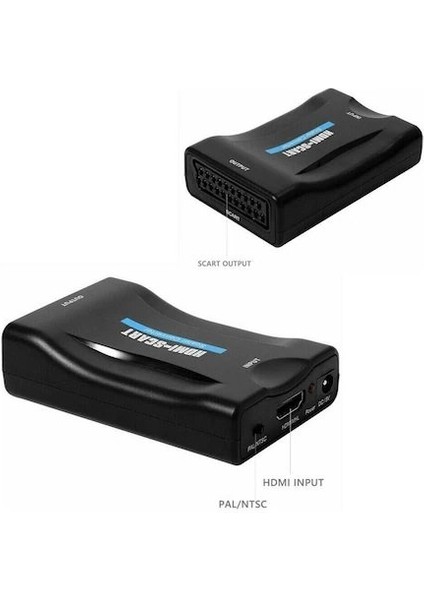 HDMI To Scart Av Çevirici Dönüştürücü Skart Convert