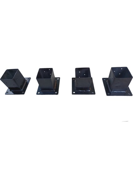 Mrc Kulübe Pergola Çardak 8 x 8 cm Montaj Aparatı Seti Demir Bağlantı Çadır Tente Kamelya Garaj Bungalov Evi Metal Bracket Kiti Gölgelik Sera fırsatları