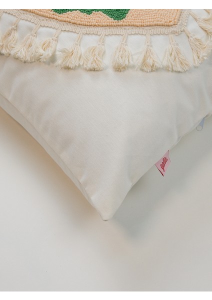 SOLAR VISION - Göz Figürlü Püsküllü Punch Kırlent Kılıfı modelleri