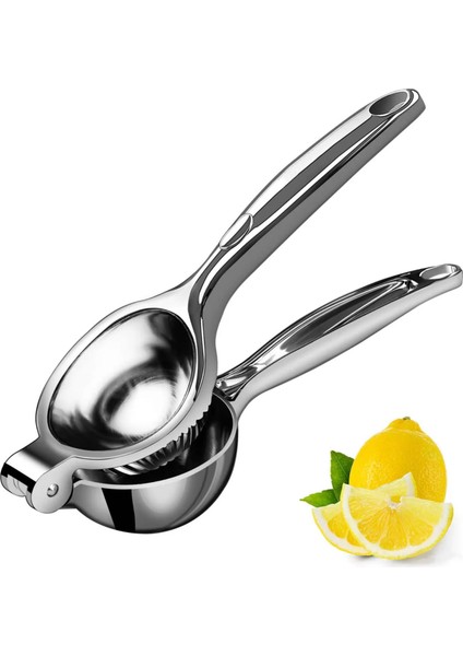 Premium Paslanmaz Çelik Limon Sıkacağı, Narenciye Sıkma Aleti