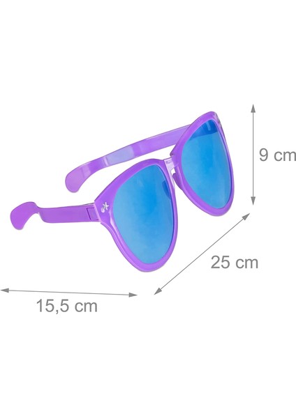 Büyük Parti Gözlüğü Rengarenk 12 Adet 27 x 9 cm