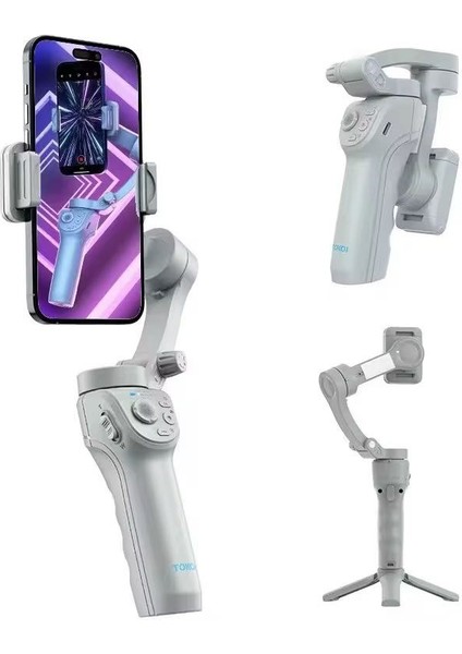 Toıko 3 Eksenli Akıllı Telefon Gimbal Sabitleyici