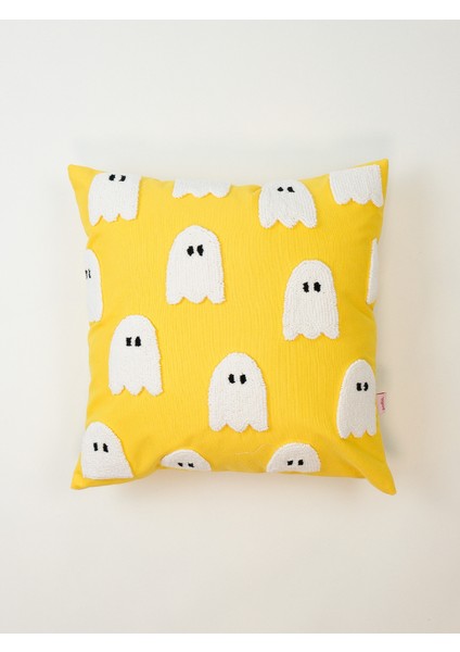 Pa cm an Hayalet Punch Kırlent Kılıfı - Sarı