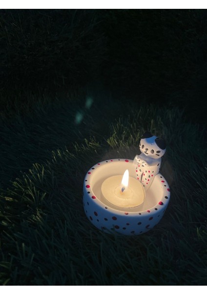 Minik Dost Tealight Mumluk & Sunumluk