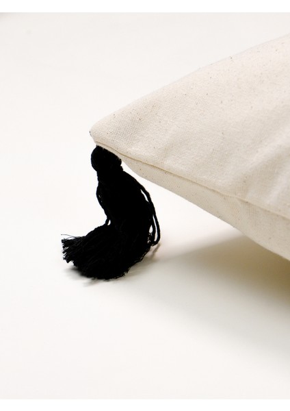 Evil Eye Göz Figürlü Simli Punch Kırlent Kılıfı - Yeşil indirimleri