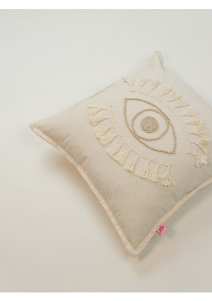 AURA GUARD - Göz Figürlü Bohem Punch Kırlent Kılıfı - Simli fırsatları