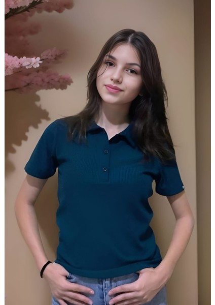 Polo Yaka Tişört Yeşil MUCEMU1001