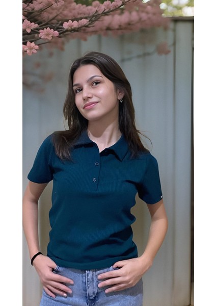 Polo Yaka Tişört Yeşil MUCEMU1001