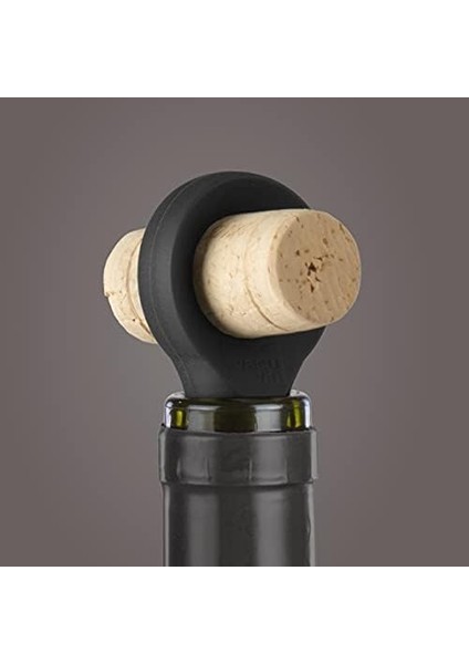Vin Şişe Kapağı 2'li Set Siyah, 5 cm fiyatları