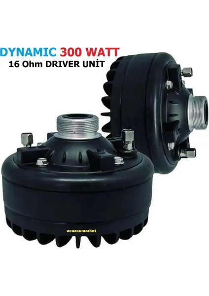300 Watt 16 Ohm Dynamıc Drıver Unit