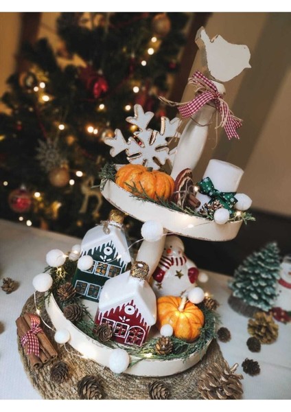 Ikili Yılbaşı Noel Ev Mumluk Biblo Obje indirimleri