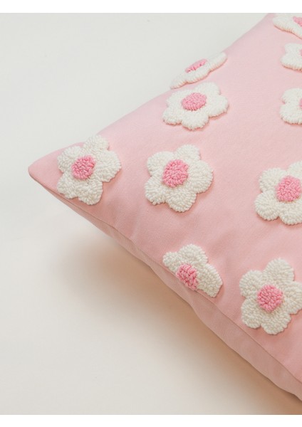 Papatya Dikdörtgen Punch Kırlent Kılıfı - Pembe fiyatları