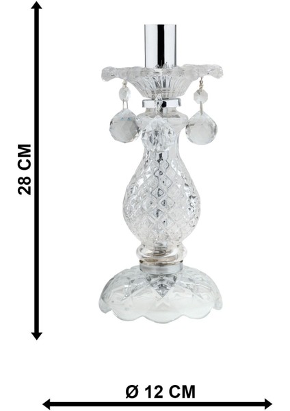 Kristal Taşlı Tasarım Mumluk fırsatları