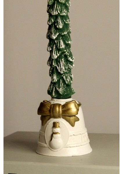 Ikili (2'li) Beton Yılbaşı / Noel Temalı Şamdan Seti (Kardan Adam+ Kurabiye Adam) fırsatları