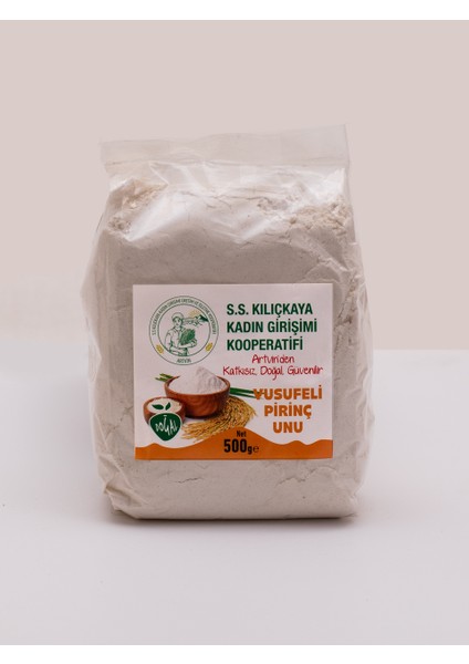 Doğal Yusufeli Pirinç Unu 500 gr (Su Değirmeninde Öğütülmüş)