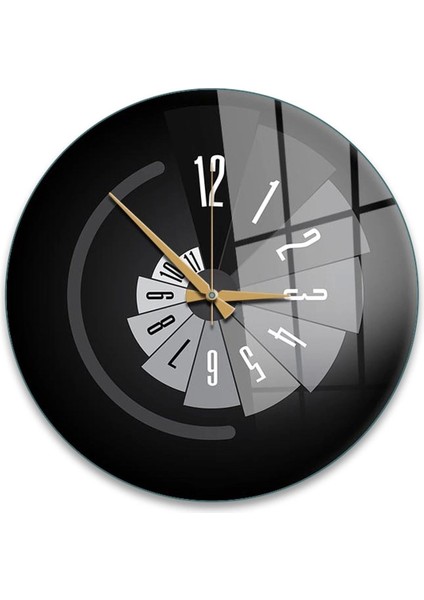 Cam Duvar Saati Yuvarlak 1130 30 x 30 cm fiyatları