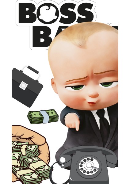 Patron Bebek Duvar Stickerı & Duvar Kağıdı Ev ve Çocuk Odası Dekorasyonu
