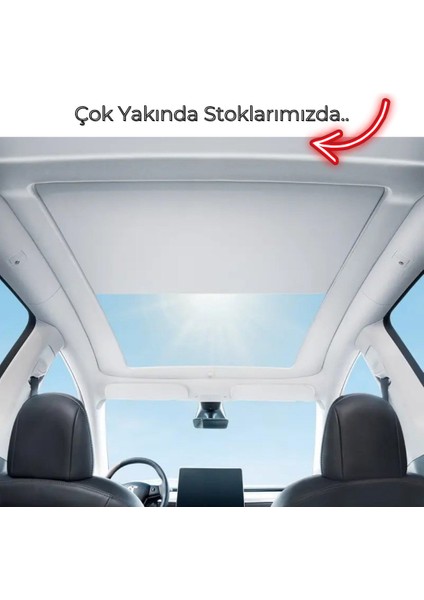 Tesla Model Y Elektrikli Otomatik Geri Çekilebilir Tavan Güneşliği, Araç Iç Döşemesi Ile Renk Seçeneği Ile