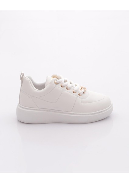 B1009 Kadin Aksesuarli Sneakers Ayakkabi