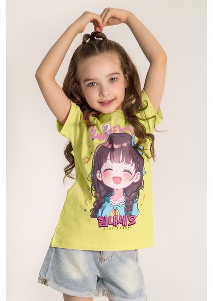 Kız çocuk Tişört ve Taytlı Takım