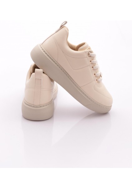 B1009 Kadin Aksesuarli Sneakers Ayakkabi