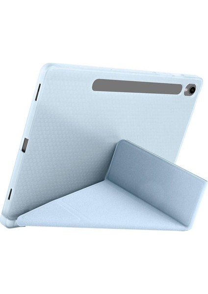 Galaxy Tab S10 Fe 10,9 Uyumlu Kılıf Katlanabilir Kalem Bölmeli Standlı Kapak