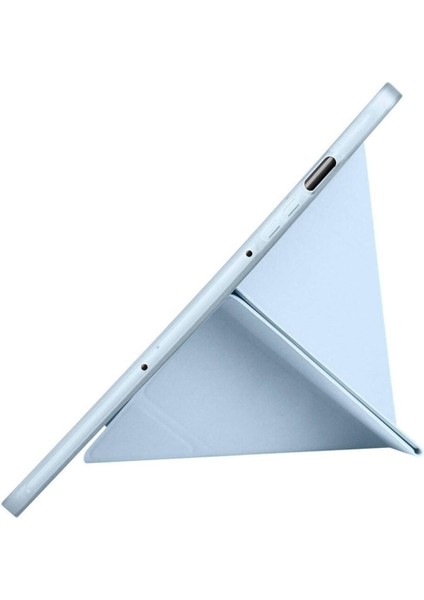 Galaxy Tab S10 Fe 10,9 Uyumlu Kılıf Katlanabilir Kalem Bölmeli Standlı Kapak