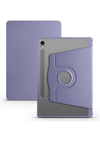 Galaxy Tab S10 Fe 10,9 Inç Uyumlu Kılıf Kalem Bölmeli 360 Dönebilen Standlı Kapak