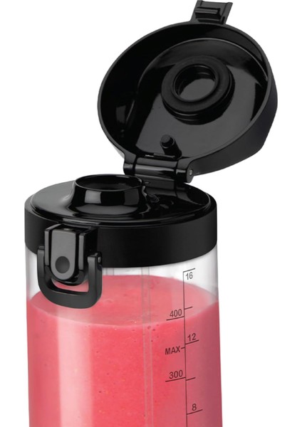 Taşınabilir 475ML Kablosuz Blender Shake ve Smoothie Için Sızdırmaz Çevir ve Yudumla Usb-C Tipi PB475W