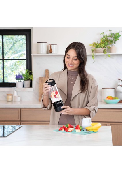 Taşınabilir 475ML Kablosuz Blender Shake ve Smoothie Için Sızdırmaz Çevir ve Yudumla Usb-C Tipi PB475W