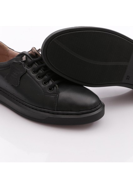 P64 Kadin Bağcikli Düz Taban Sneaker Ayakkabi