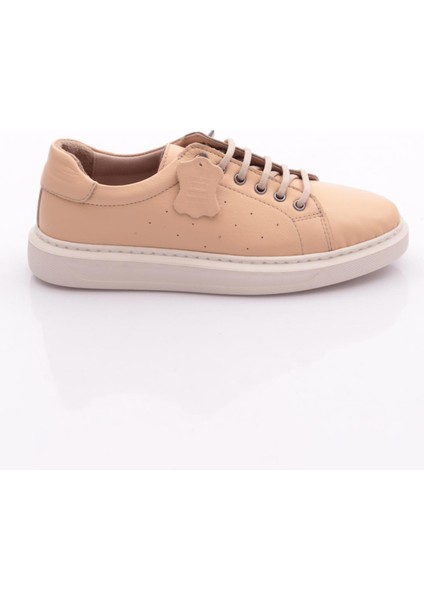 P64 Kadin Bağcikli Düz Taban Sneaker Ayakkabi