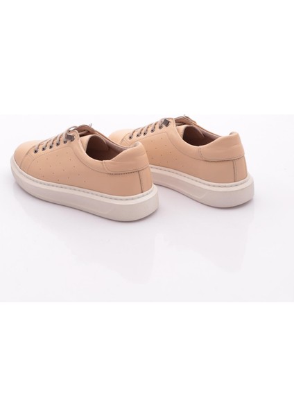 P64 Kadin Bağcikli Düz Taban Sneaker Ayakkabi