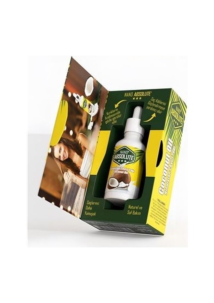 Saçlar İçin Hindistan Cevizi Yağı 50 ml