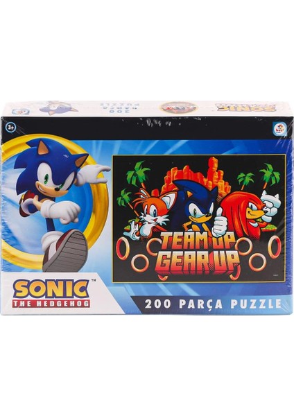 Sonic 200 Parça Puzzle -Lç