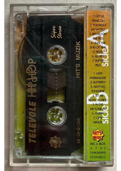 Televole Hip Hop Kaset (Orjinal Dönem Baskı) fiyatları